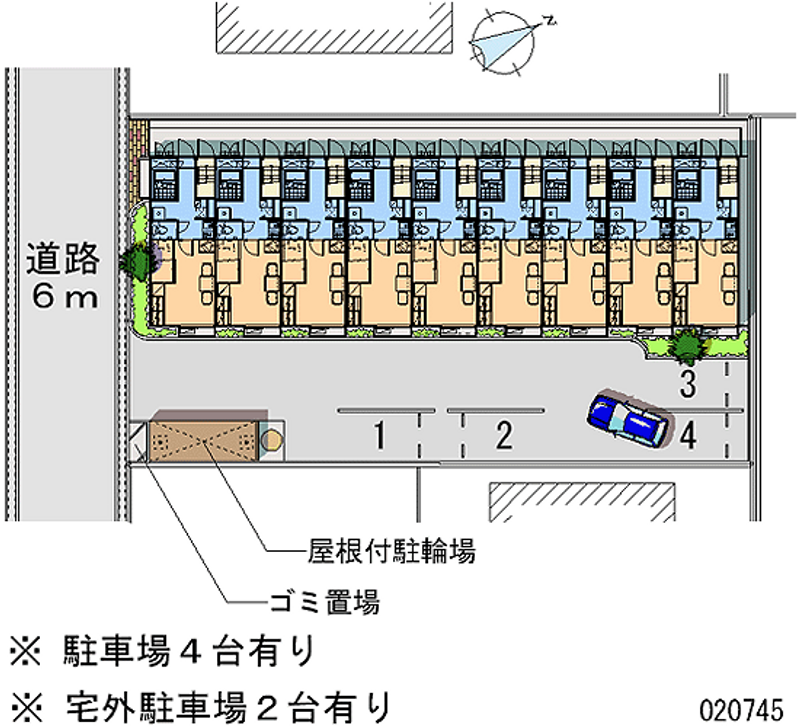 20745 Monthly parking lot