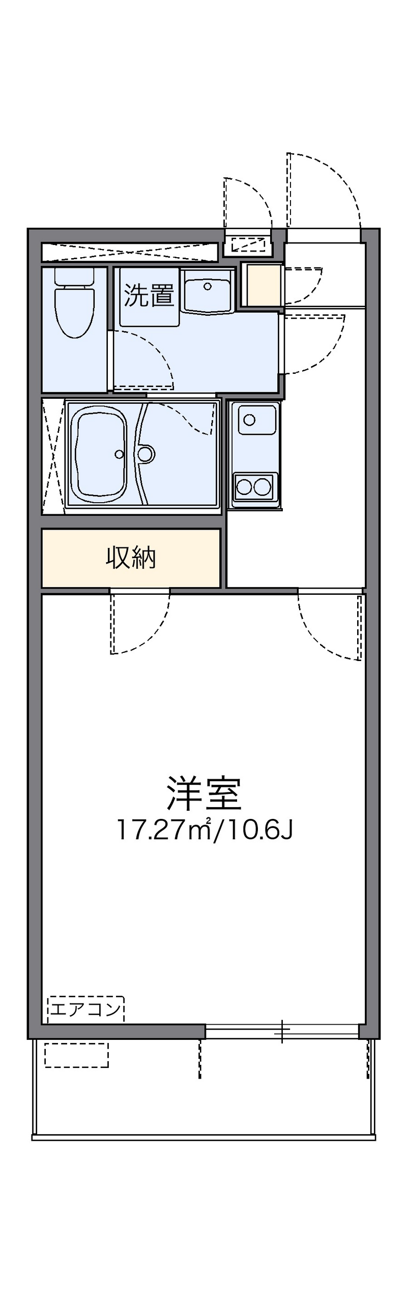 LEONEXT Ochiai Minami Nagasaki Floor plan