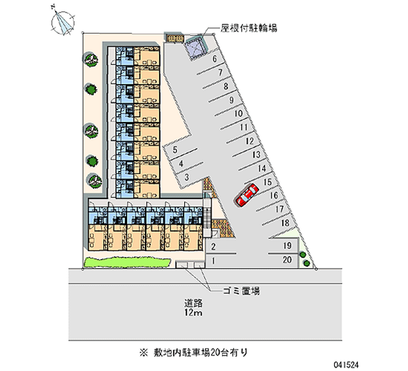 41524 Monthly parking lot