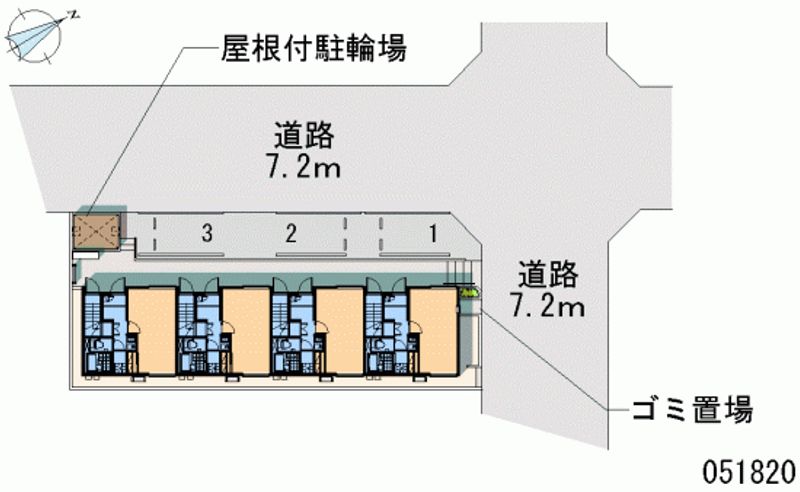 レオネクスト白菊 区画図