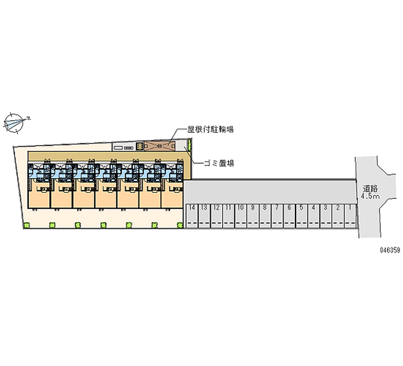 46359 bãi đậu xe hàng tháng