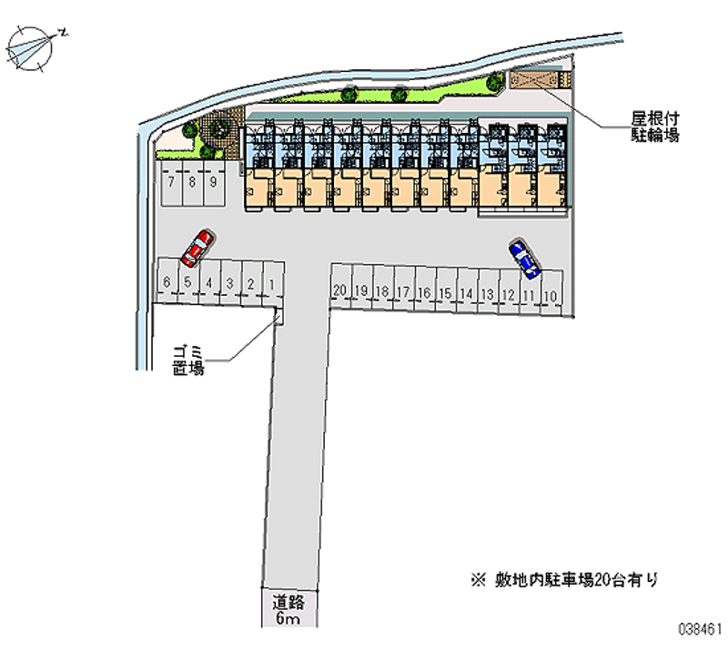 レオパレスＳＡＫＡＥⅡ 月極駐車場