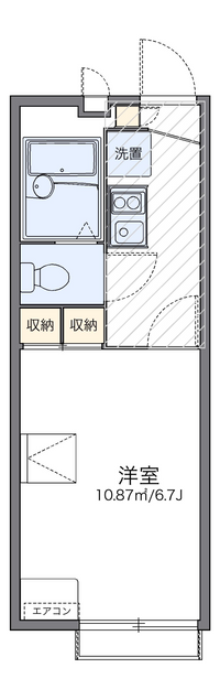 レオパレスブランフィル 間取り図