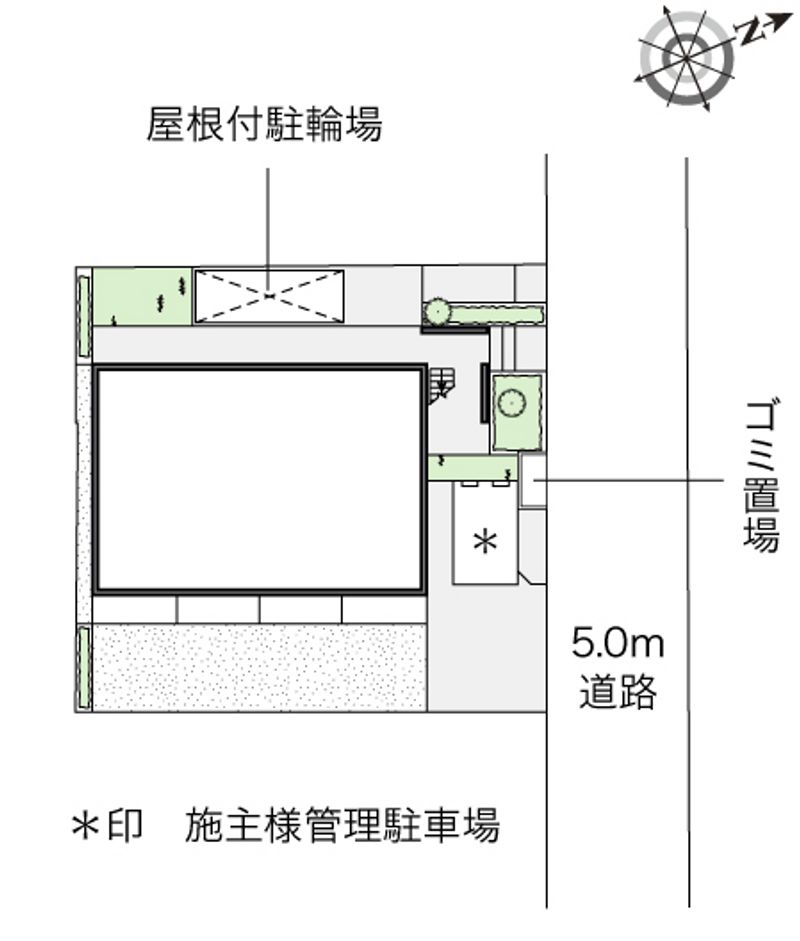 レオネクストアカツキウエスト 配置図