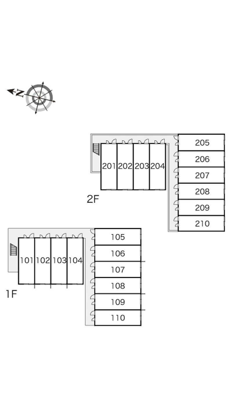 レオパレスドリーム 間取配置図