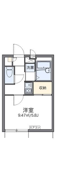レオパレススター 間取り図
