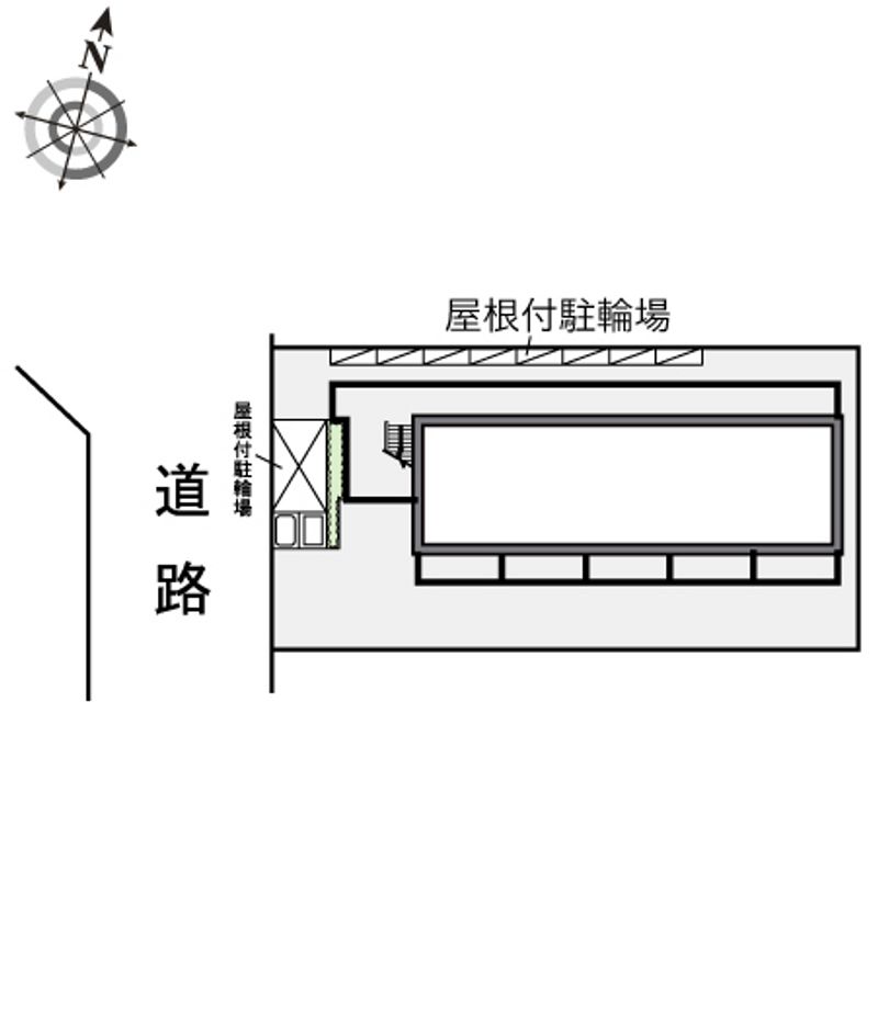 レオパレスサウスファーム 配置図
