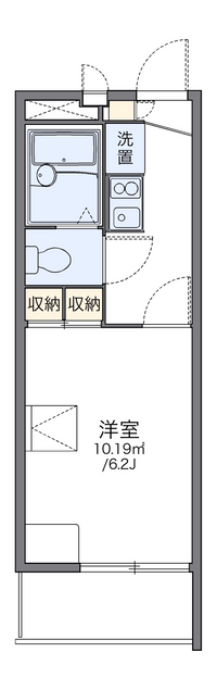 レオパレスフォレット湘南 間取り図