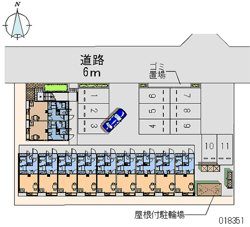 レオパレス桐ヶ丘 月極駐車場