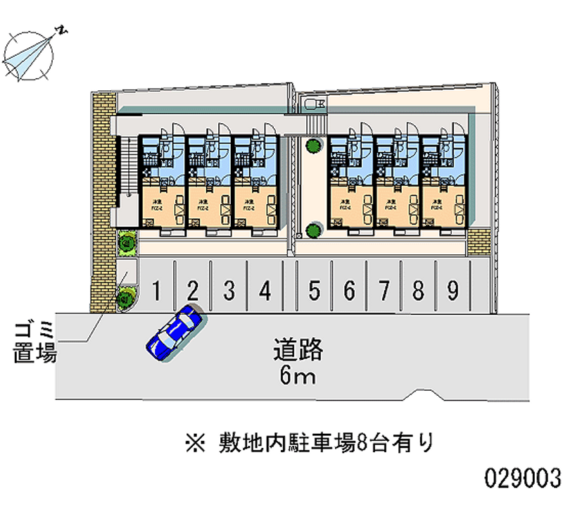 レオパレスひよりが丘 月極駐車場