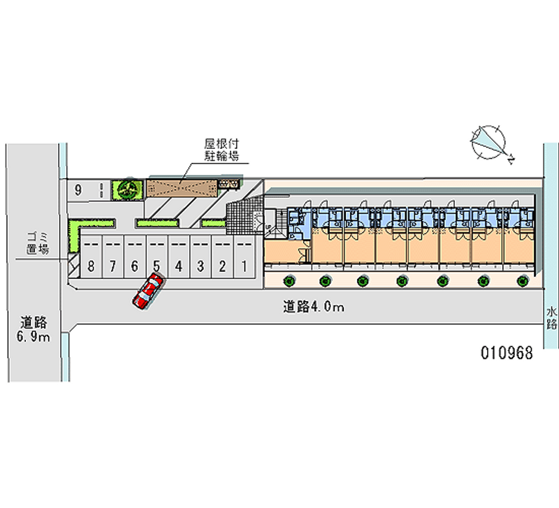 10968月租停車場