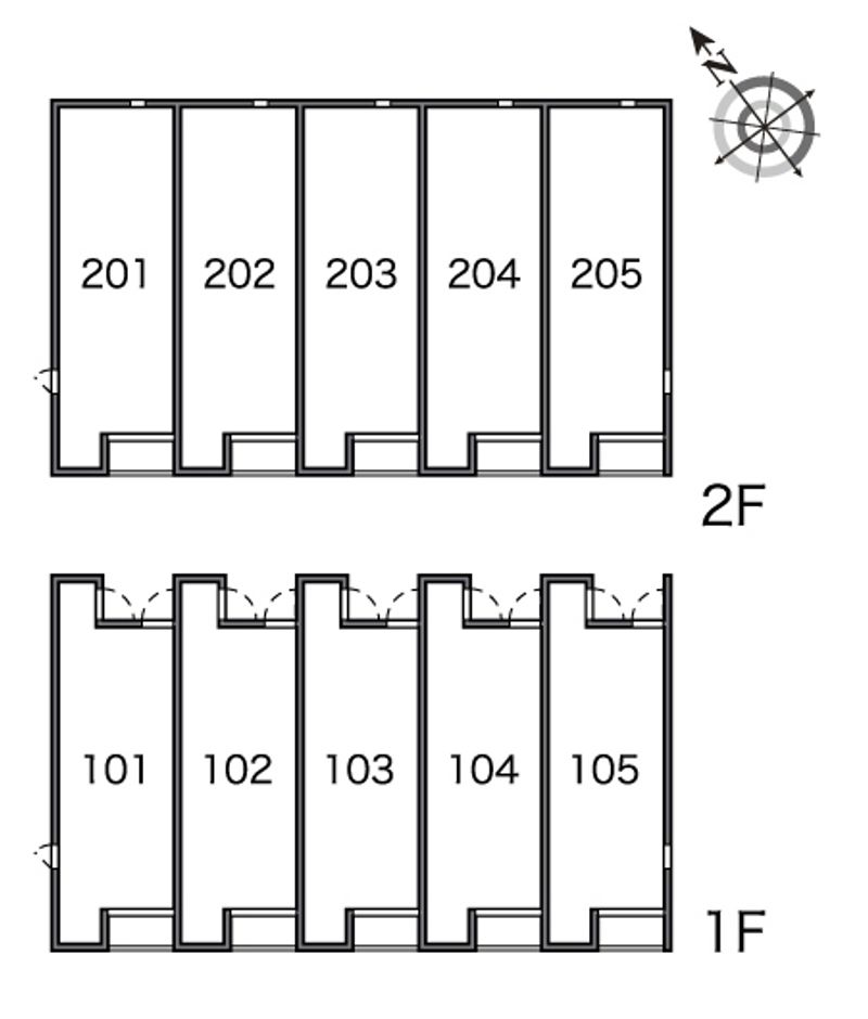 レオネクストグレイス玉川学園 間取り配置図