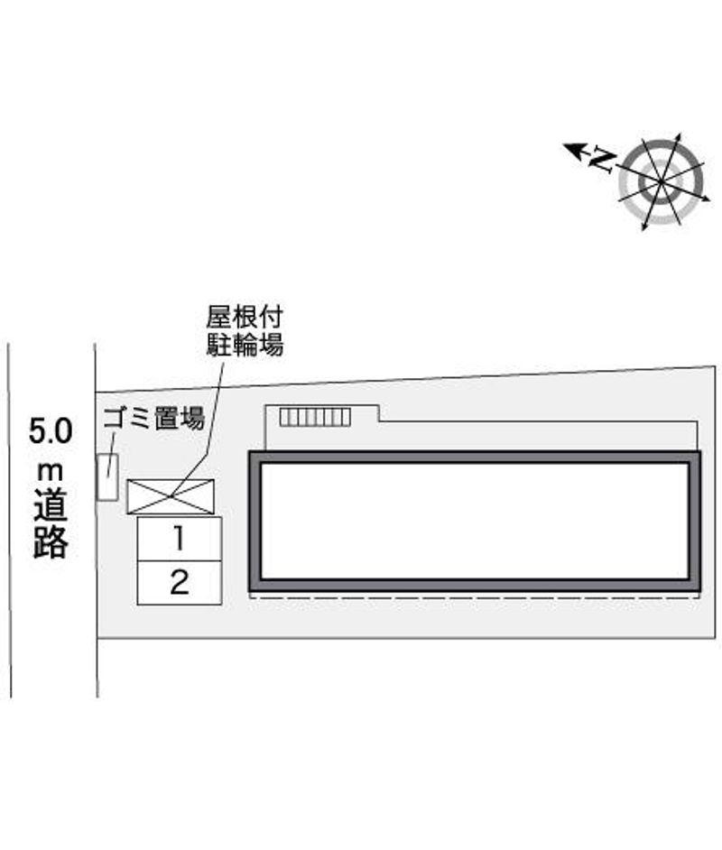 レオパレスアルファード 配置図