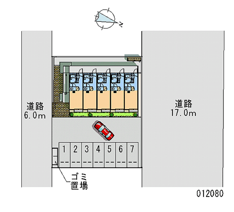 レオパレス博多南 区画図