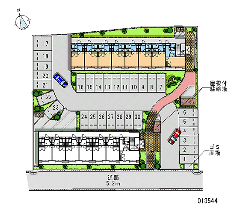 13544 Monthly parking lot