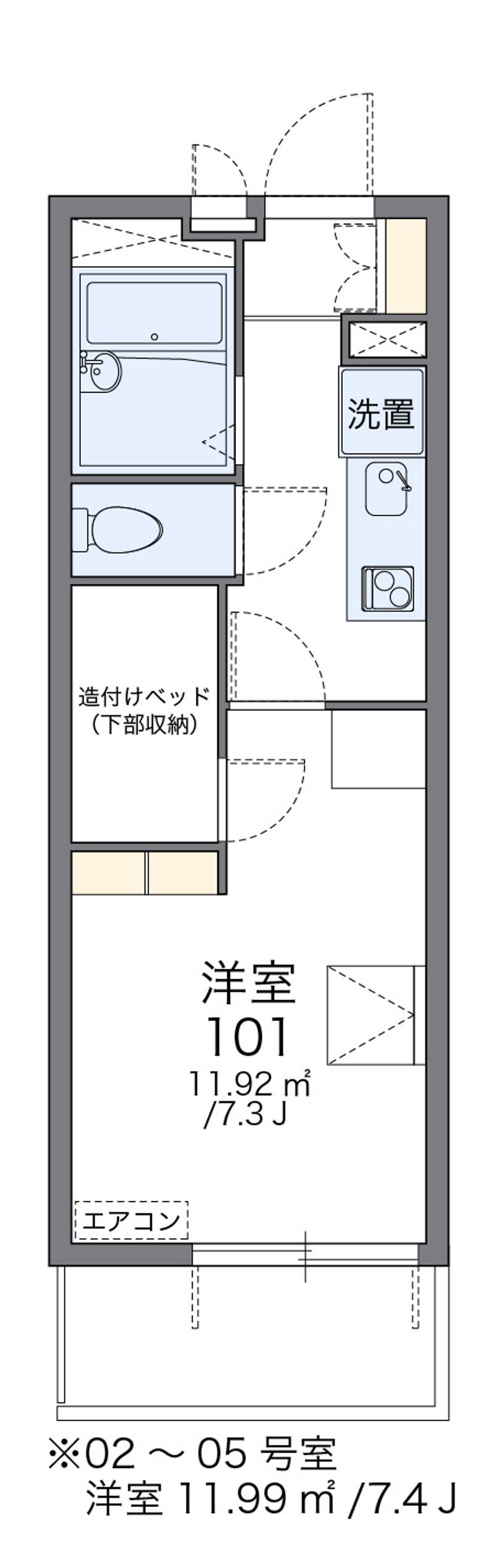 レオパレスメゾン　ＭⅡ 間取図