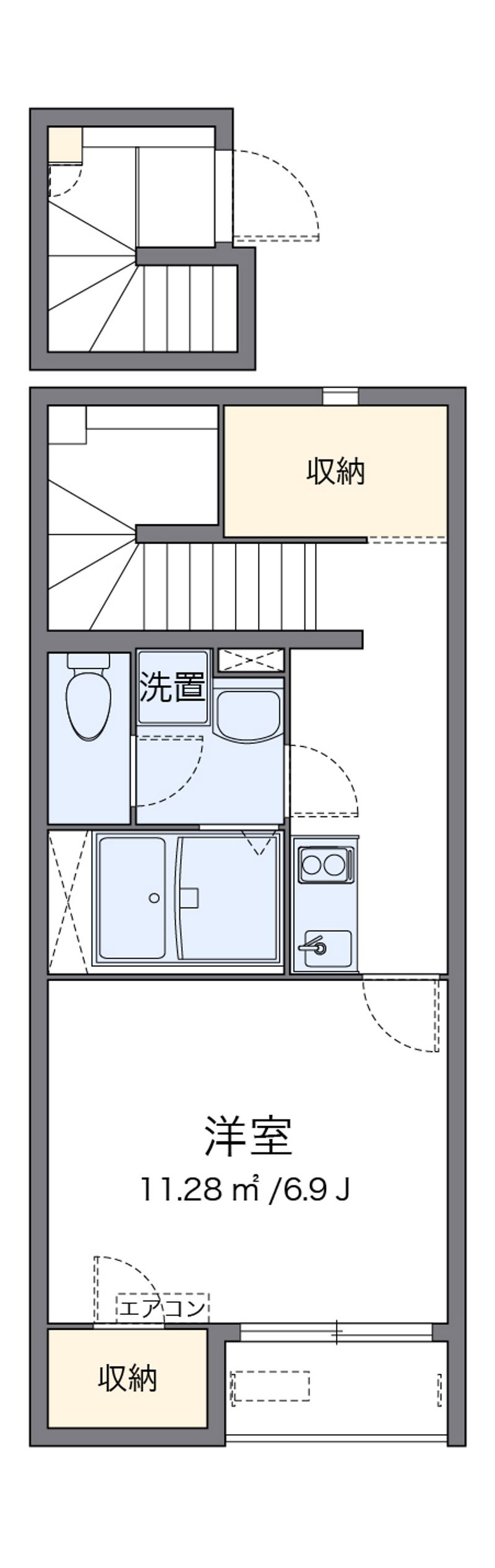 クレイノエトワール７０ 間取り