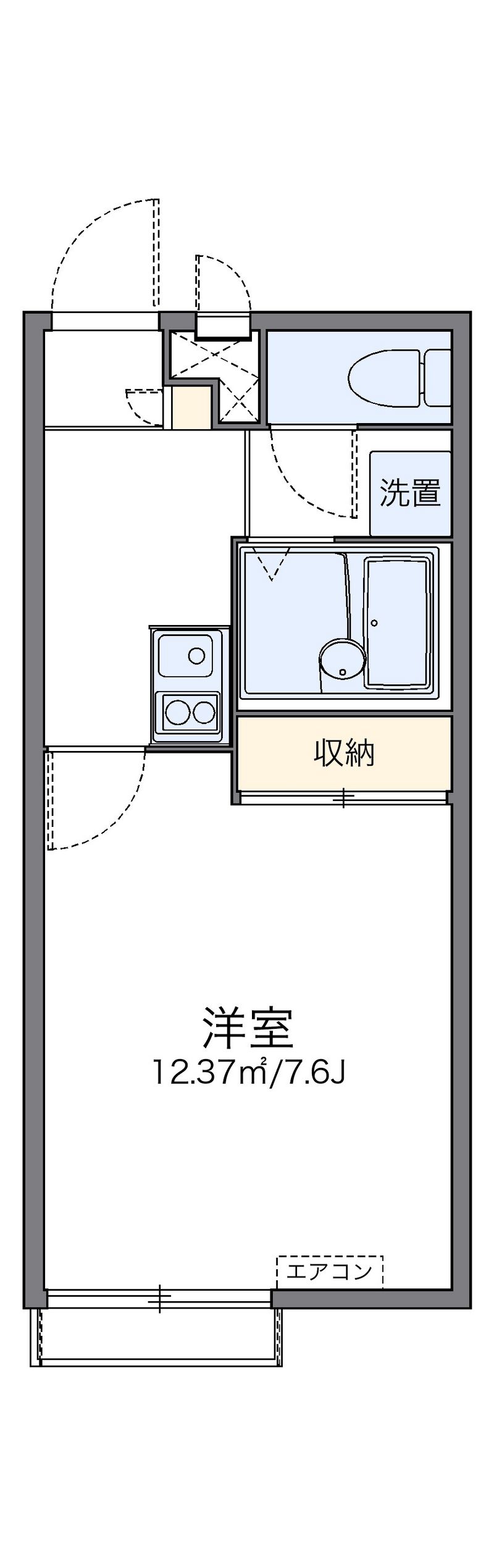 leopalace Kamimae Heights K Sơ đồ nhà