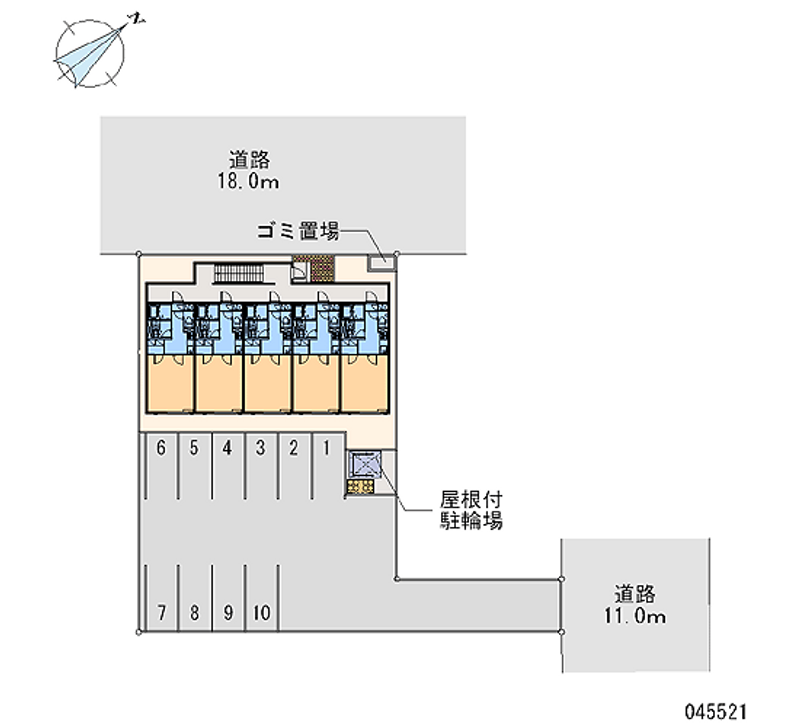 レオパレス景雲 月極駐車場