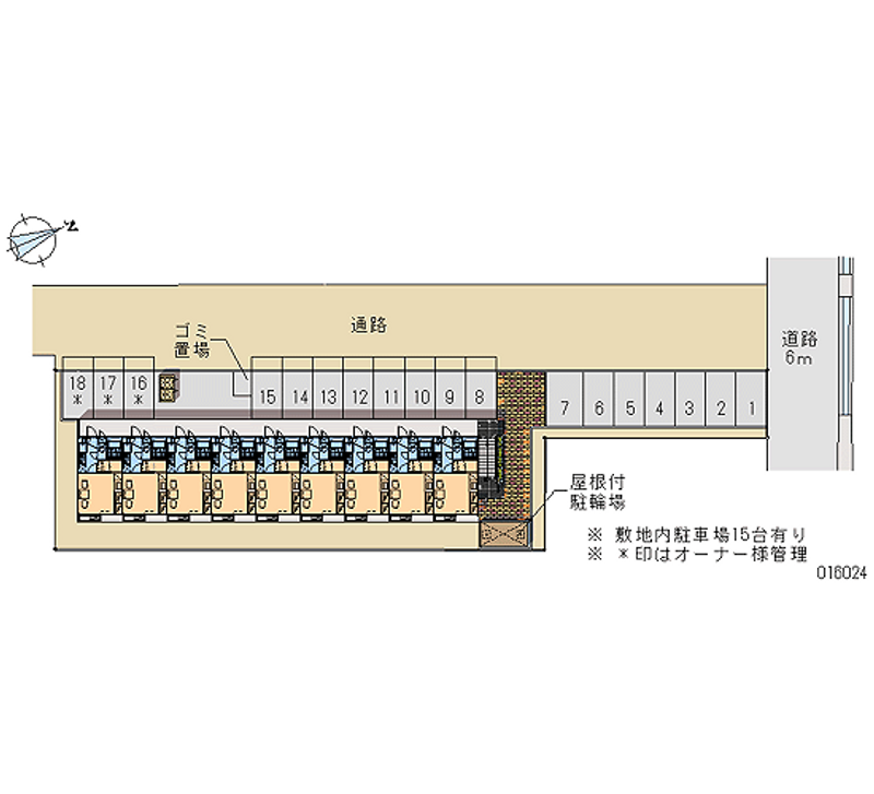 16024 Monthly parking lot