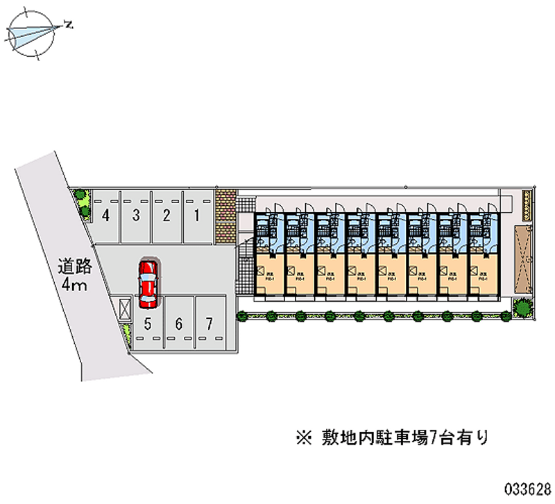 レオパレスミツハウスＳＡＰＬＹ 月極駐車場