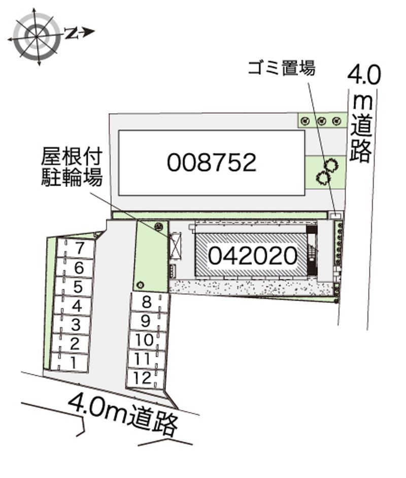 レオパレスグレース 配置図