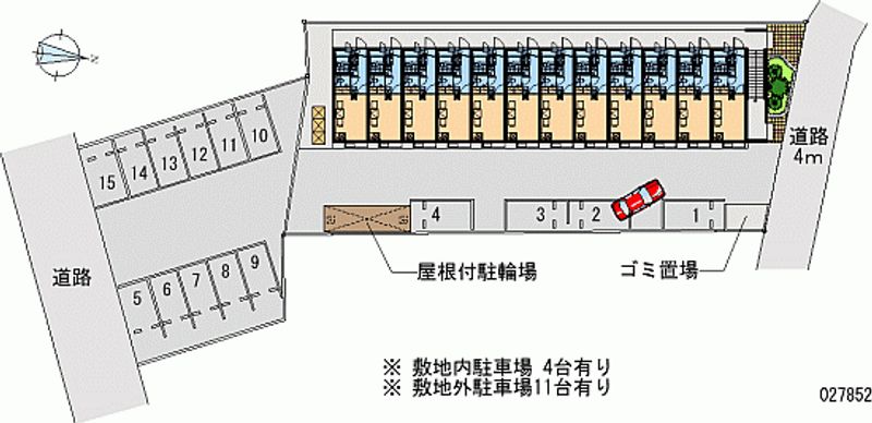 27852月租停车场