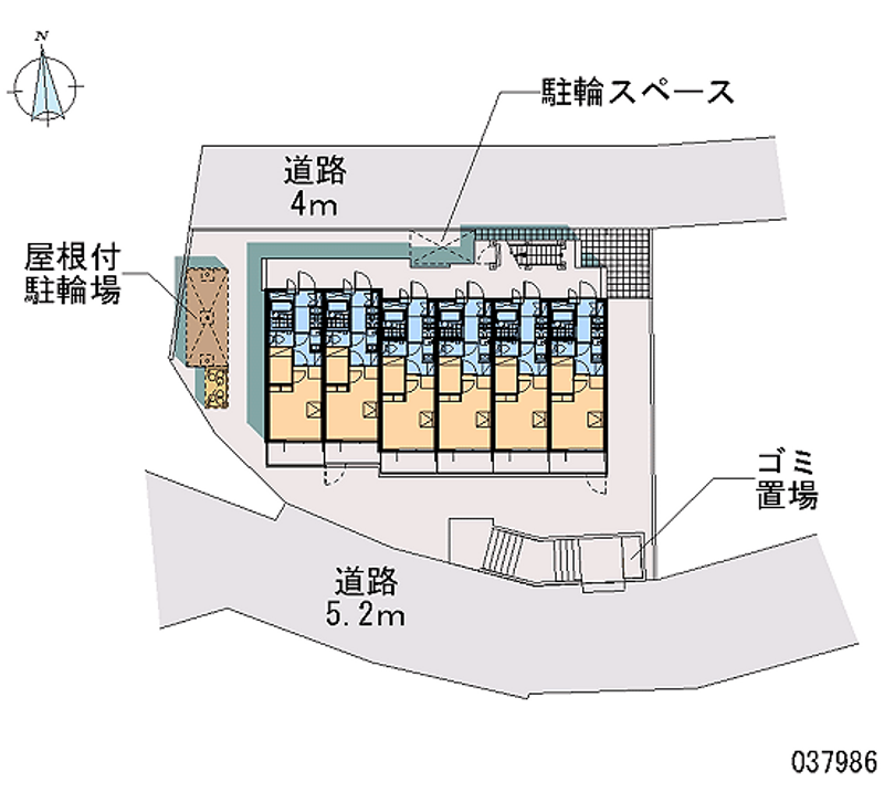 レオパレスドエル　別所 区画図