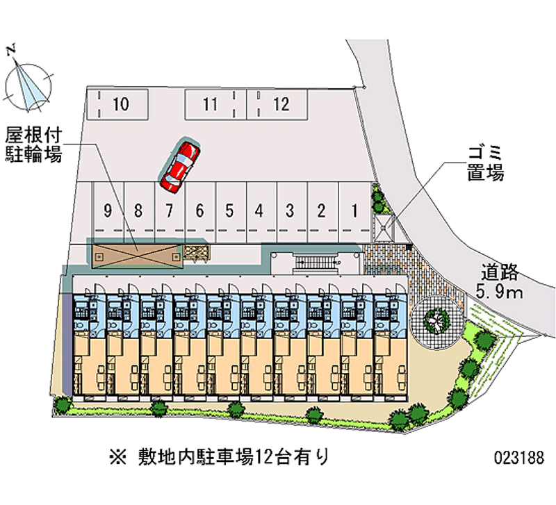 23188 Monthly parking lot