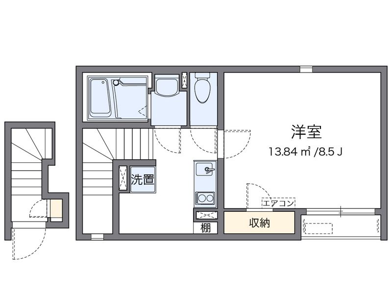 クレイノラルーチェ 間取図
