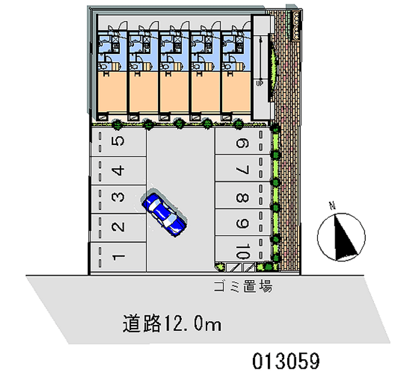 13059 bãi đậu xe hàng tháng