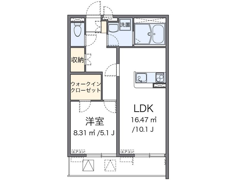 レオネクストカーサ　ドマーニⅢ 間取図