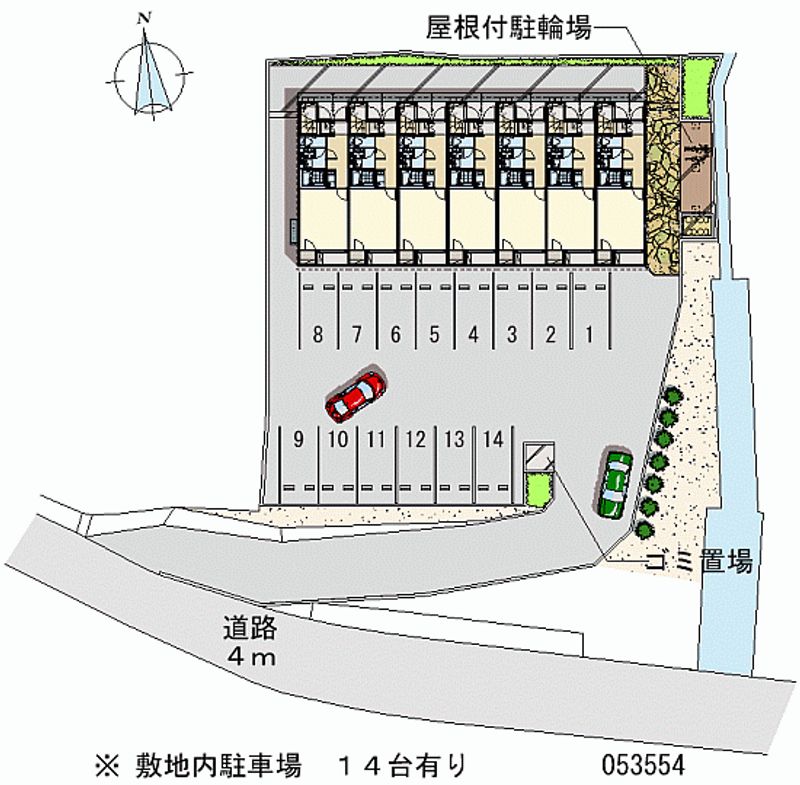 レオネクストサンファイン 月極駐車場