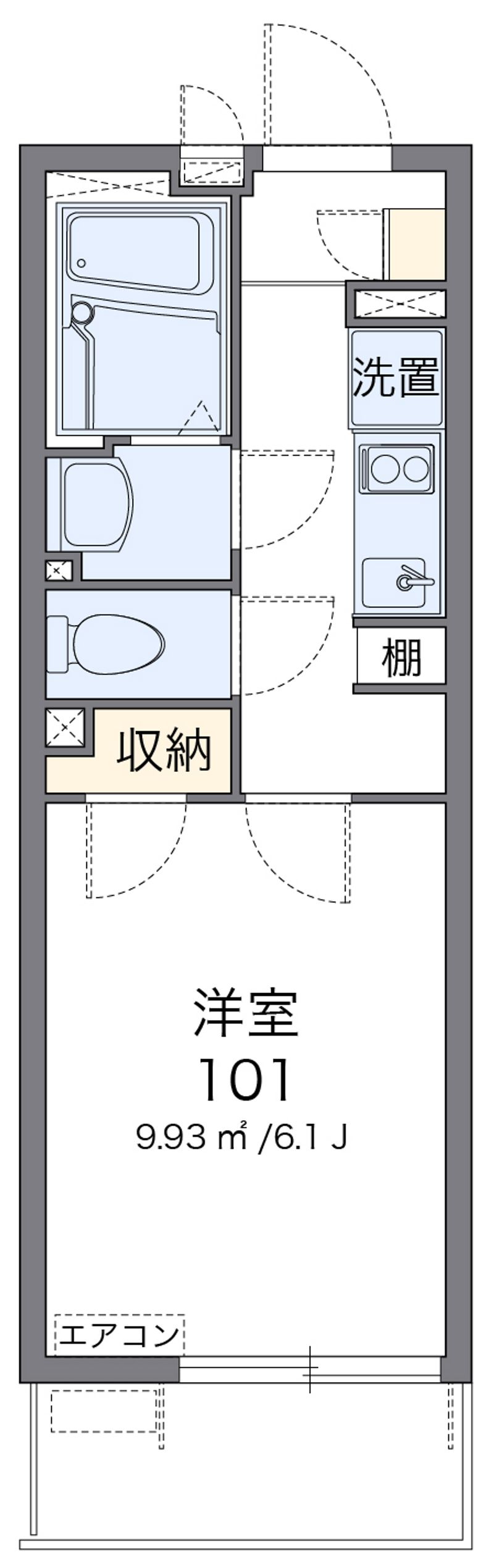 クレイノラギ　下落合 間取図