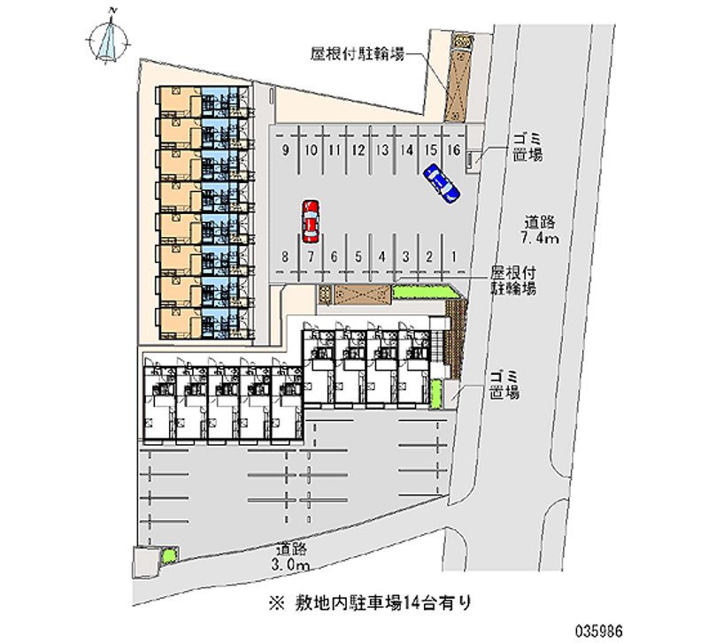 36623 Monthly parking lot