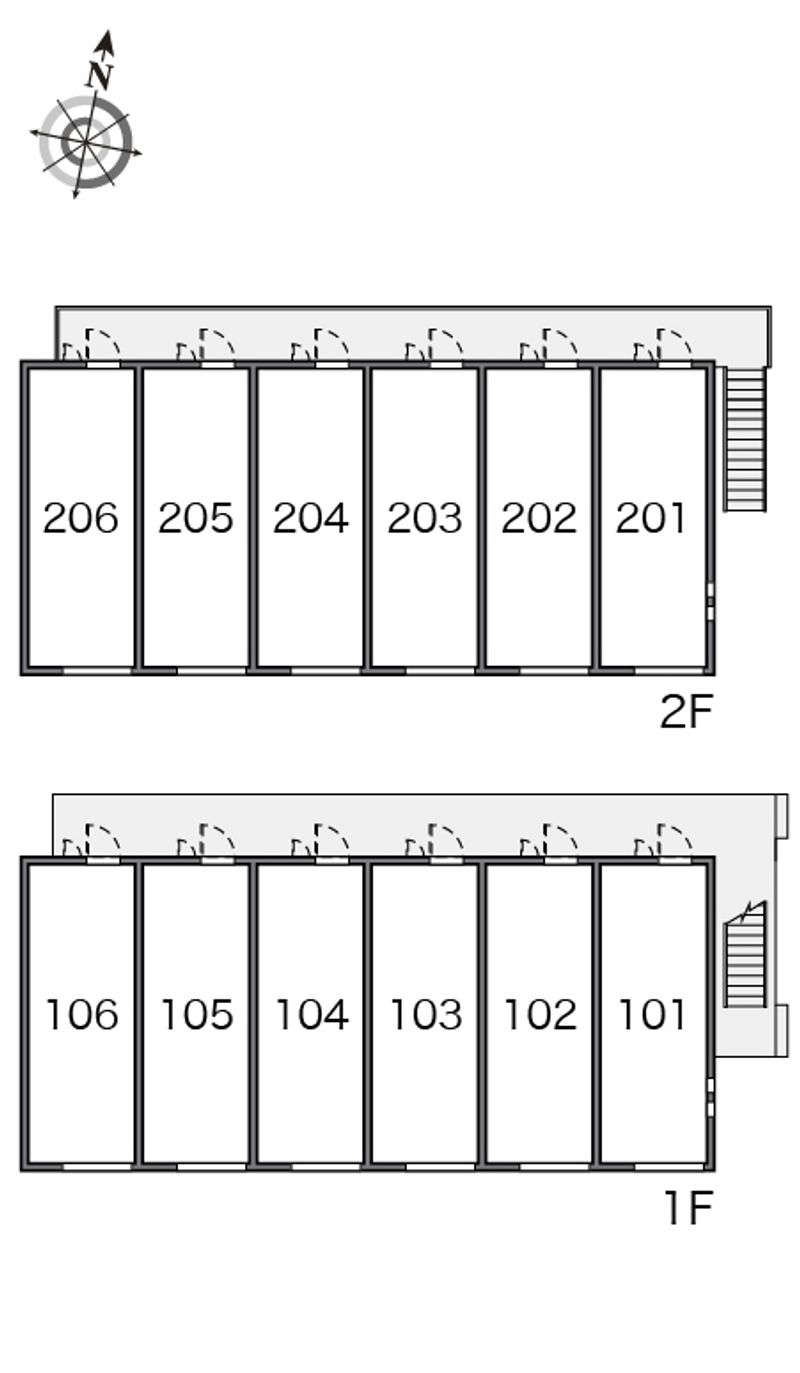 クレイノｋｅｙａｋｉ 間取配置図