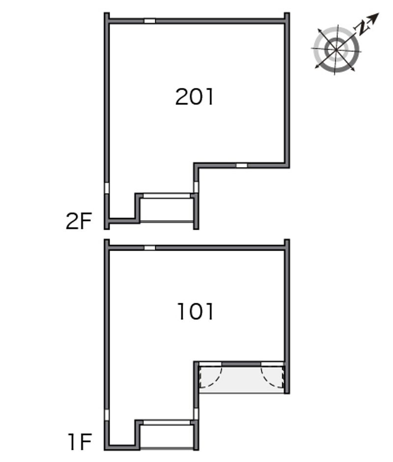 ミランダ玉水２ 間取配置図