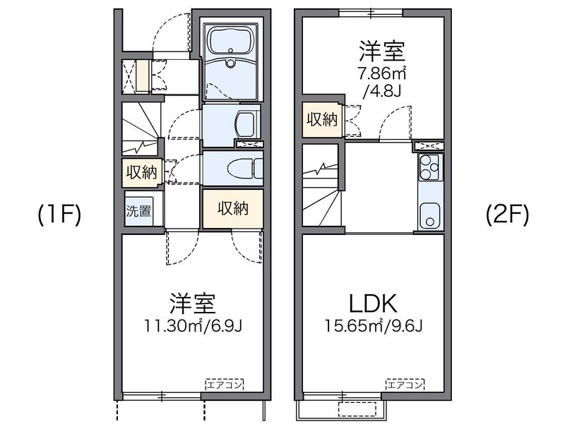 レオネクスト八代福正Ⅰ 間取図