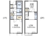 レオネクスト八代福正Ⅰ 間取り図