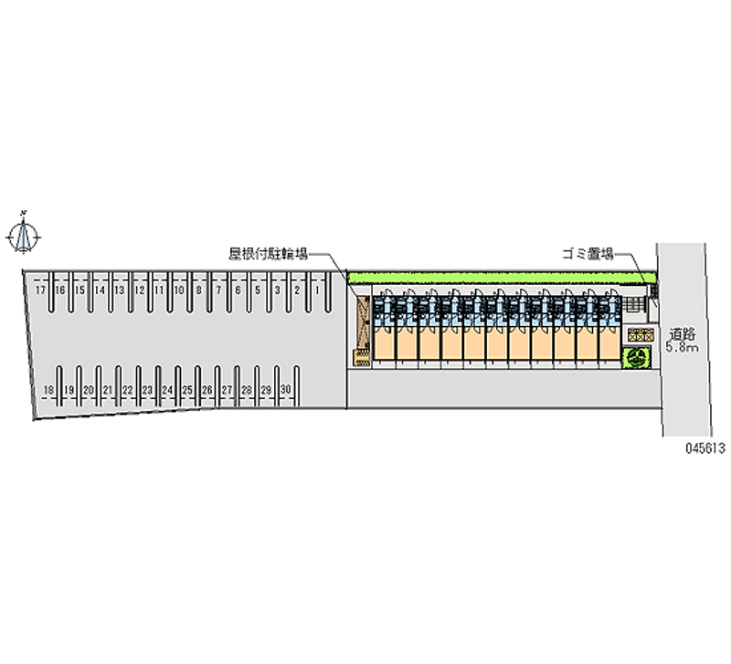 45613 bãi đậu xe hàng tháng