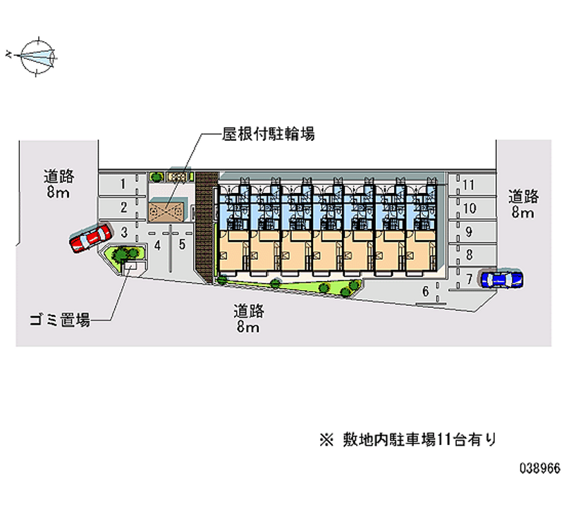 38966 Monthly parking lot