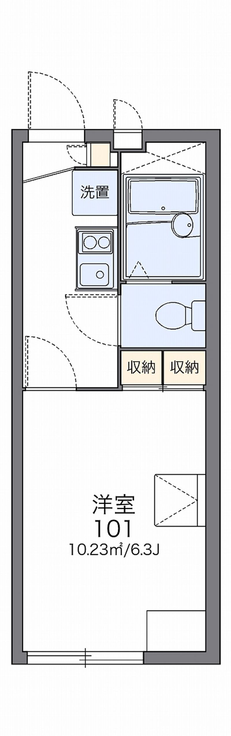 レオパレスセレージュ 間取図