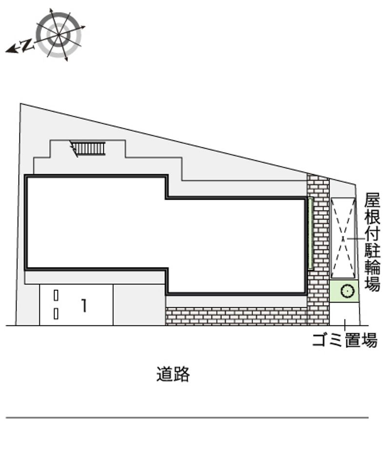 レオパレスノンノ　ミーオ 配置図