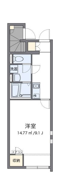 クレイノＡＫＩＮＡ 間取り図