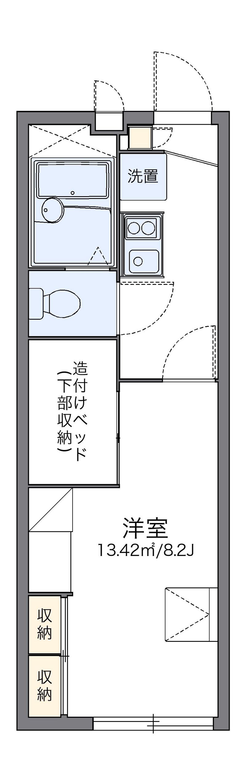 レオパレスはじめ 間取図
