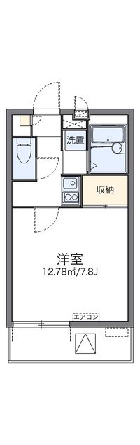 レオパレス石津西 間取り図