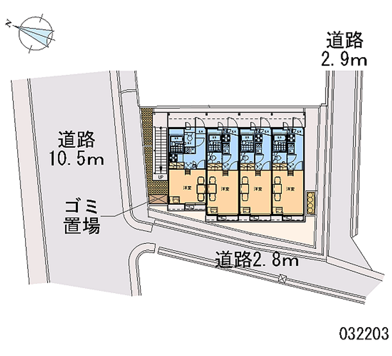 レオパレスＥｍｉｒａｔｅｓ住吉 区画図