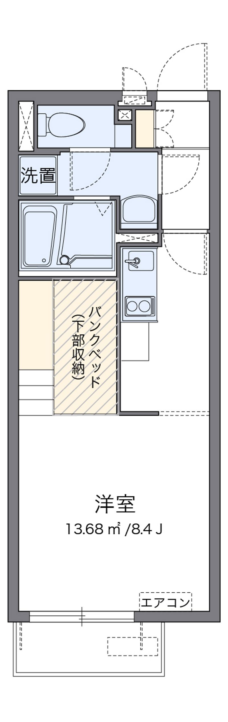 ミランダメゾンド　スヴニール 間取図