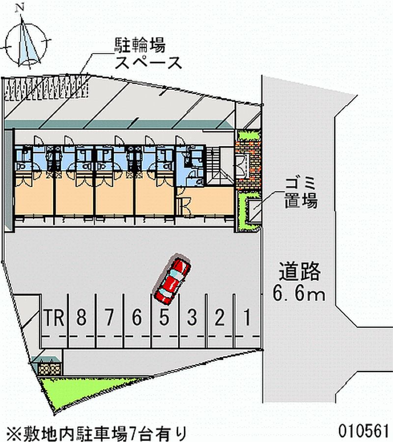 10561 Monthly parking lot