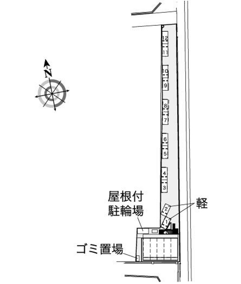 レオパレスティラーノ 配置図